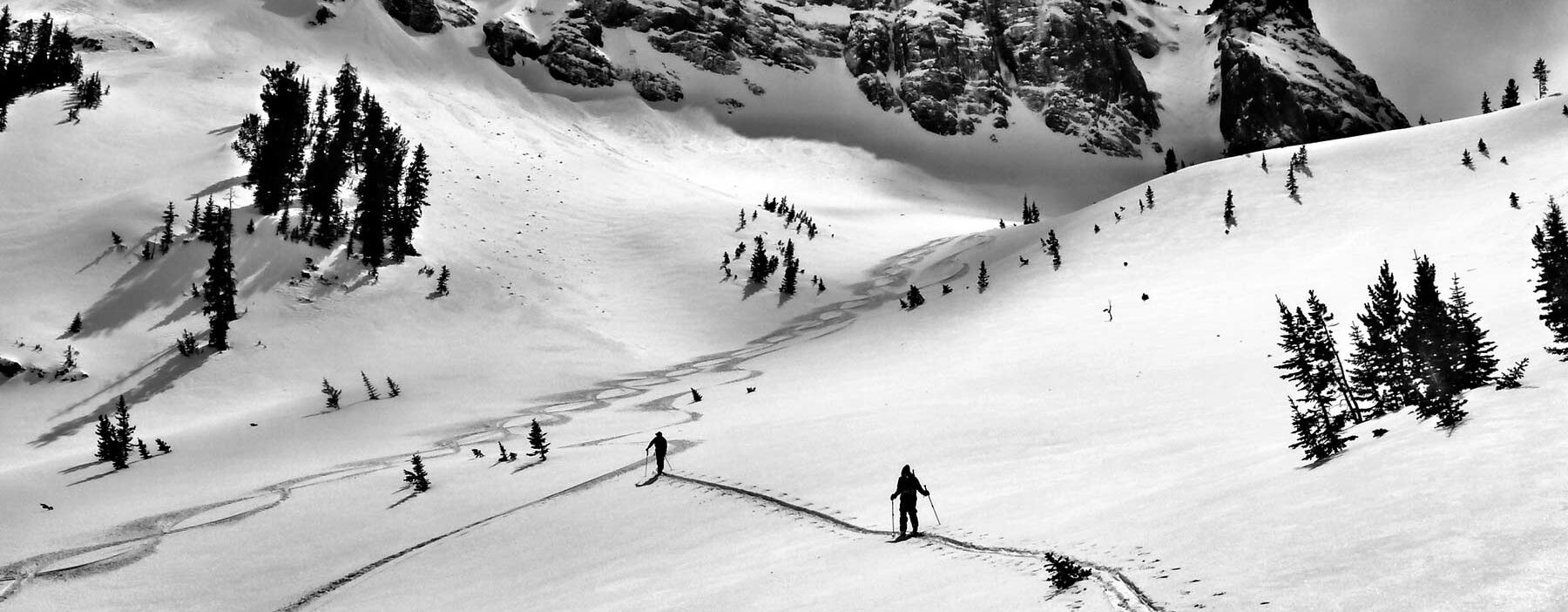 Backcountry skiing montana