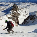 A multi day ski trip into the Beartooth Mountains